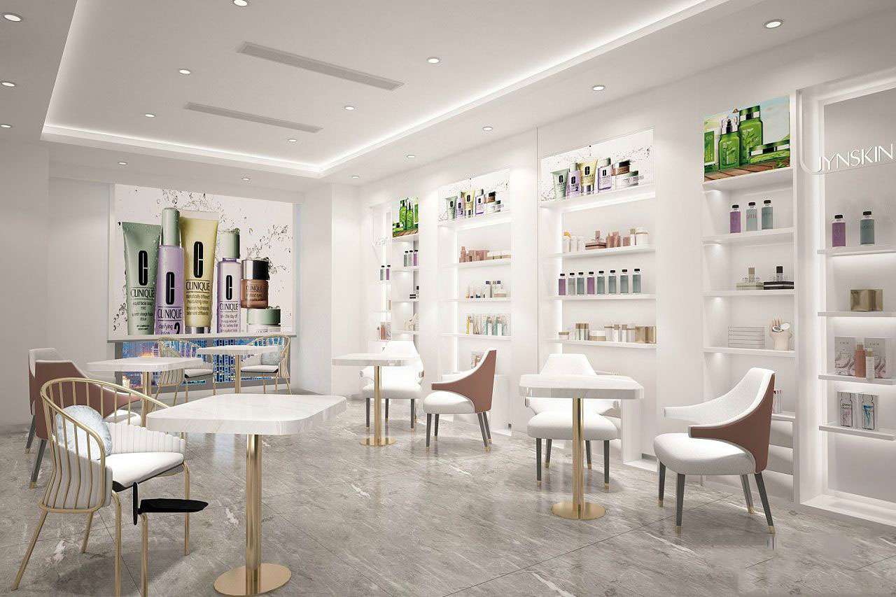 鄭州護(hù)膚品專賣(mài)店裝修設(shè)計(jì)效果圖