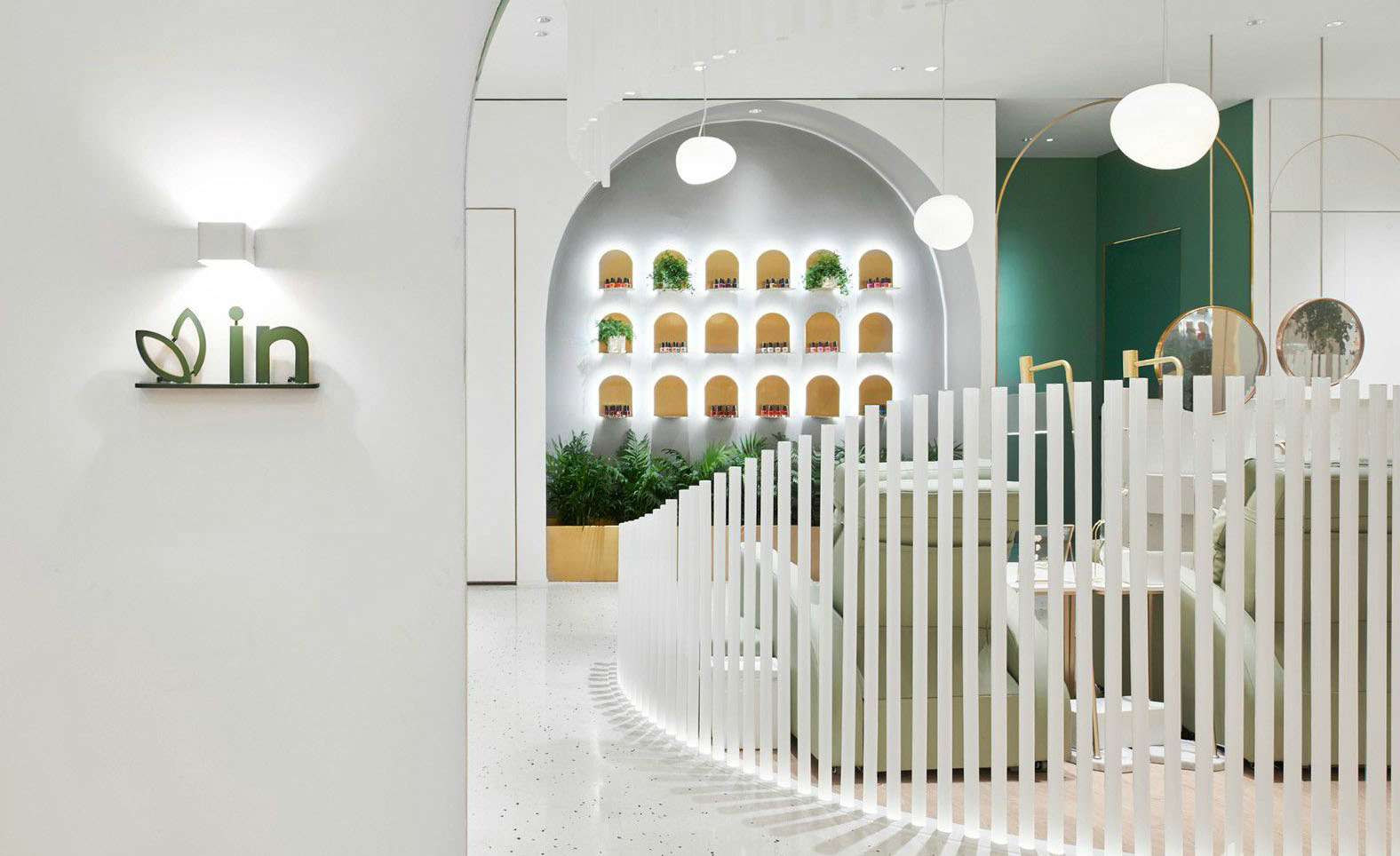 鄭州美甲店裝修設(shè)計(jì)效果圖