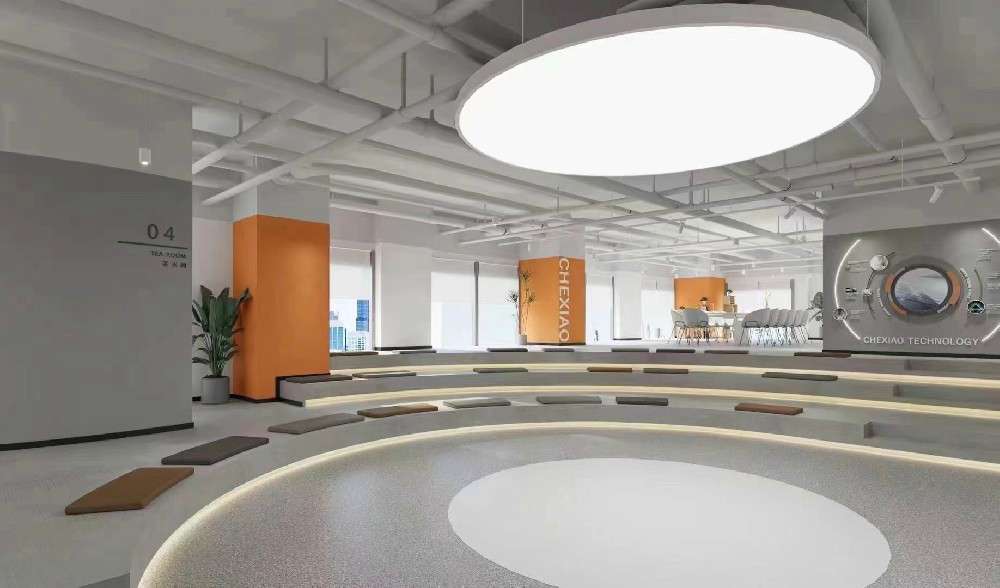 鄭州展廳設計公司把人流由低處引導至高處