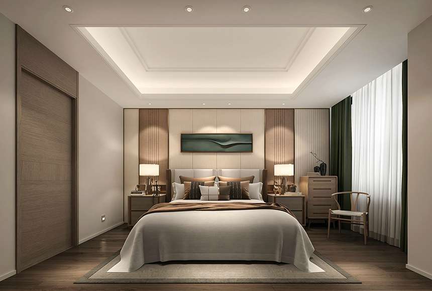 220平米新中式風格別墅裝修效果圖