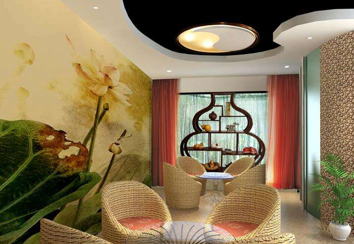 自然氛圍養(yǎng)生會所裝修設(shè)計(jì)效果圖