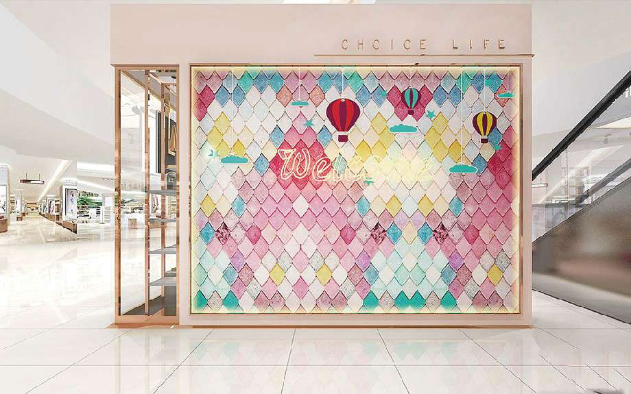 50平米化妝品店面設(shè)計效果圖