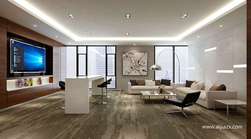 800平米公司辦公室設計效果圖