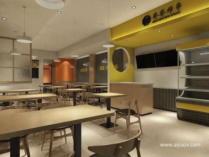 鄭州炸串店裝修設(shè)計方案