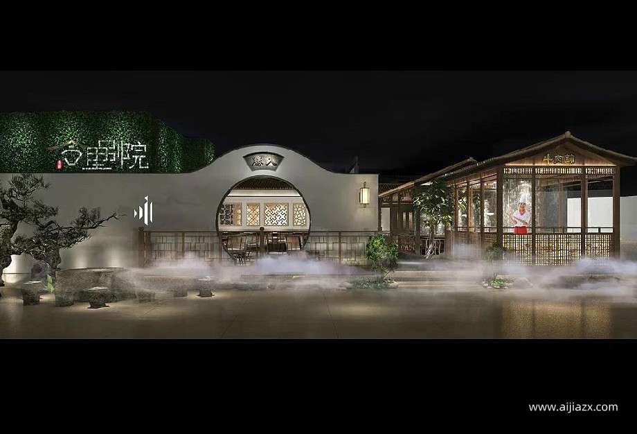 火鍋店裝修報價預(yù)算表,中式復(fù)古火鍋店裝修價格