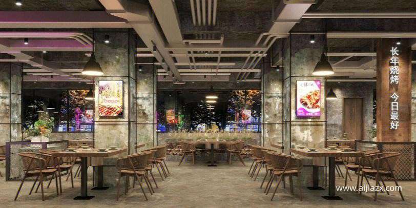 鄭州連鎖燒烤店裝修設計的魅力 鄭州連鎖燒烤店裝修設計的魅力