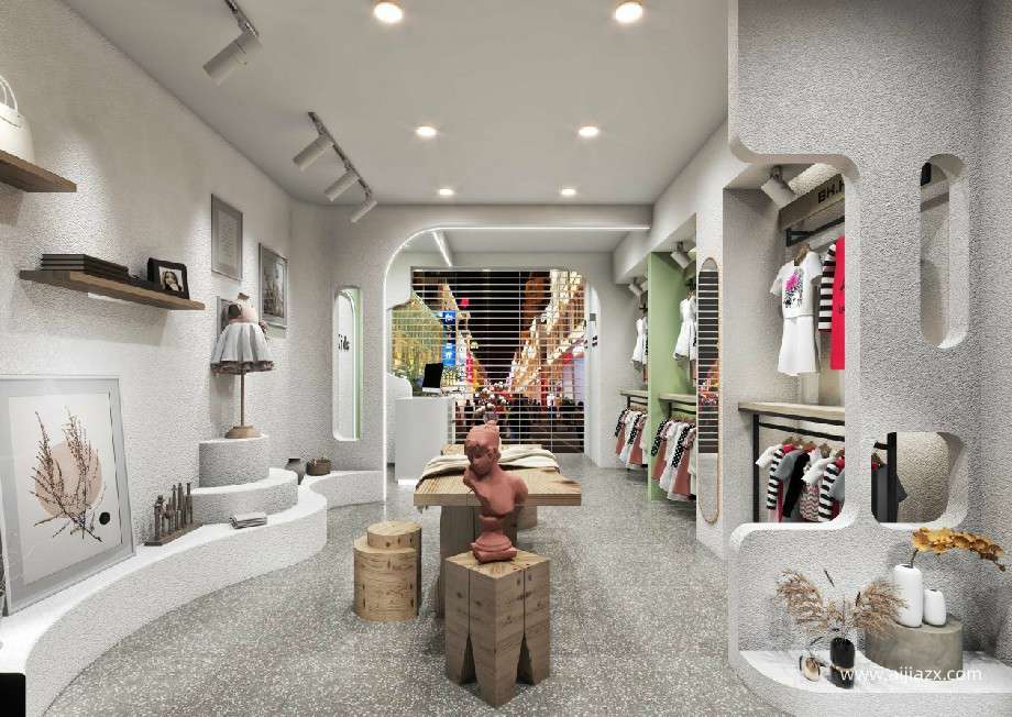 鄭州商場童裝專賣店裝修設(shè)計效果圖