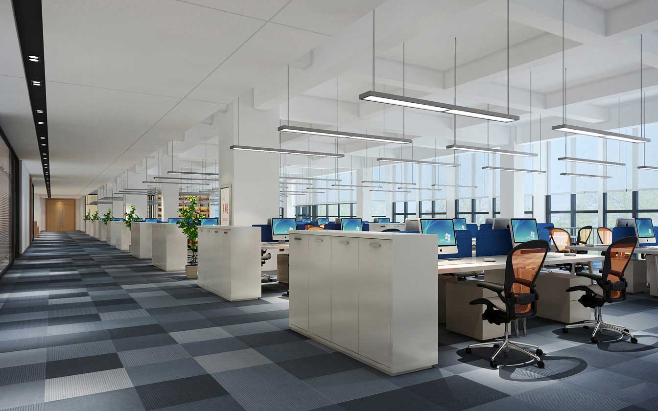 智能科技公司辦公室裝修設(shè)計(jì)效果圖