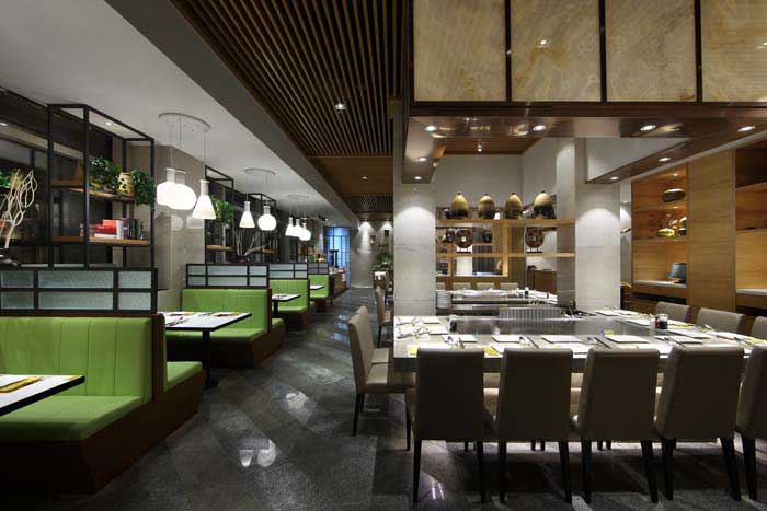 周口日式餐廳設(shè)計(jì)400m2裝修效果圖