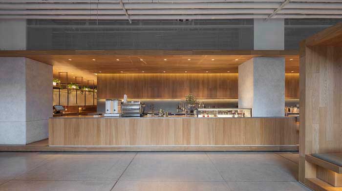 鄭州800平米咖啡簡餐廳設計裝修效果圖