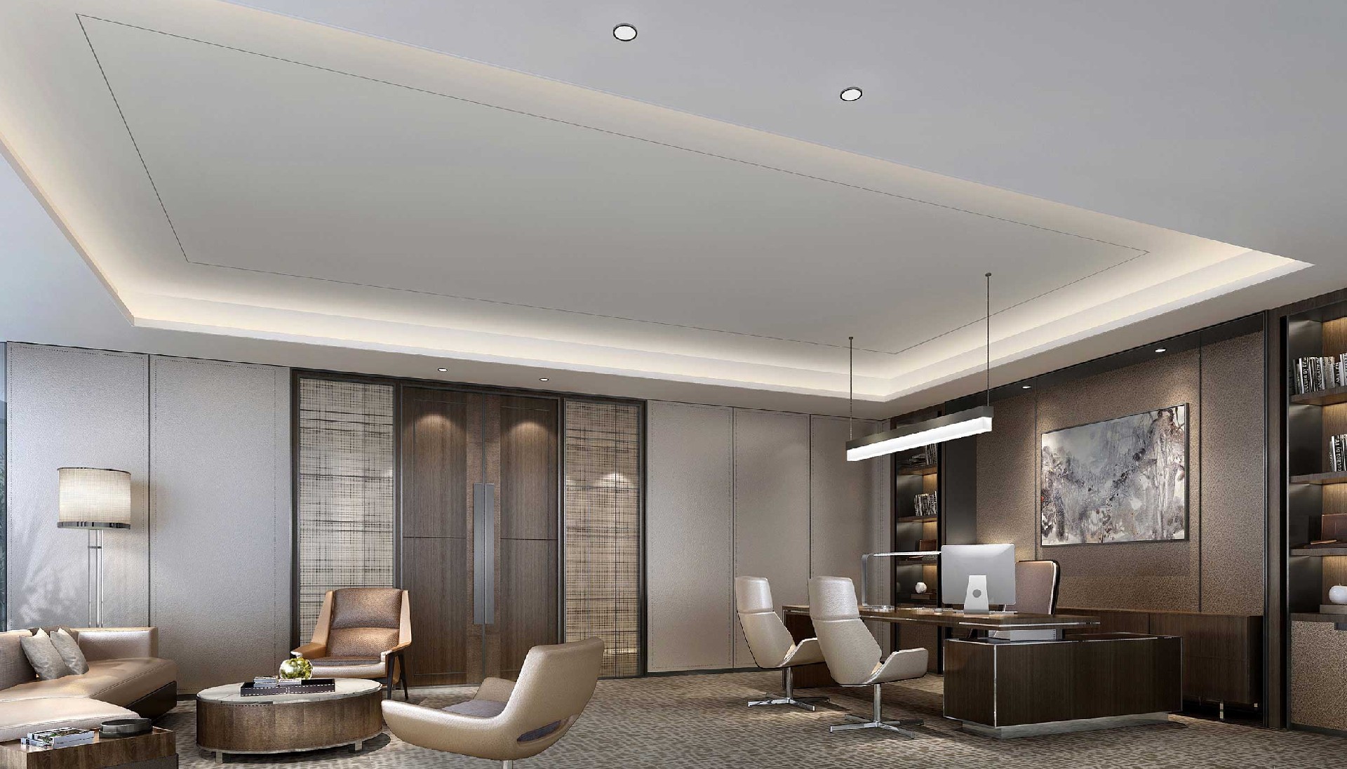 鄭州滎陽(yáng)寫字樓裝修設(shè)計(jì)效果圖