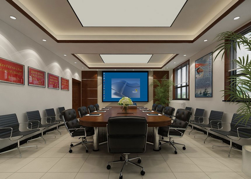 鄭州會議室設(shè)計(jì)-會議室裝修設(shè)計(jì)效果圖