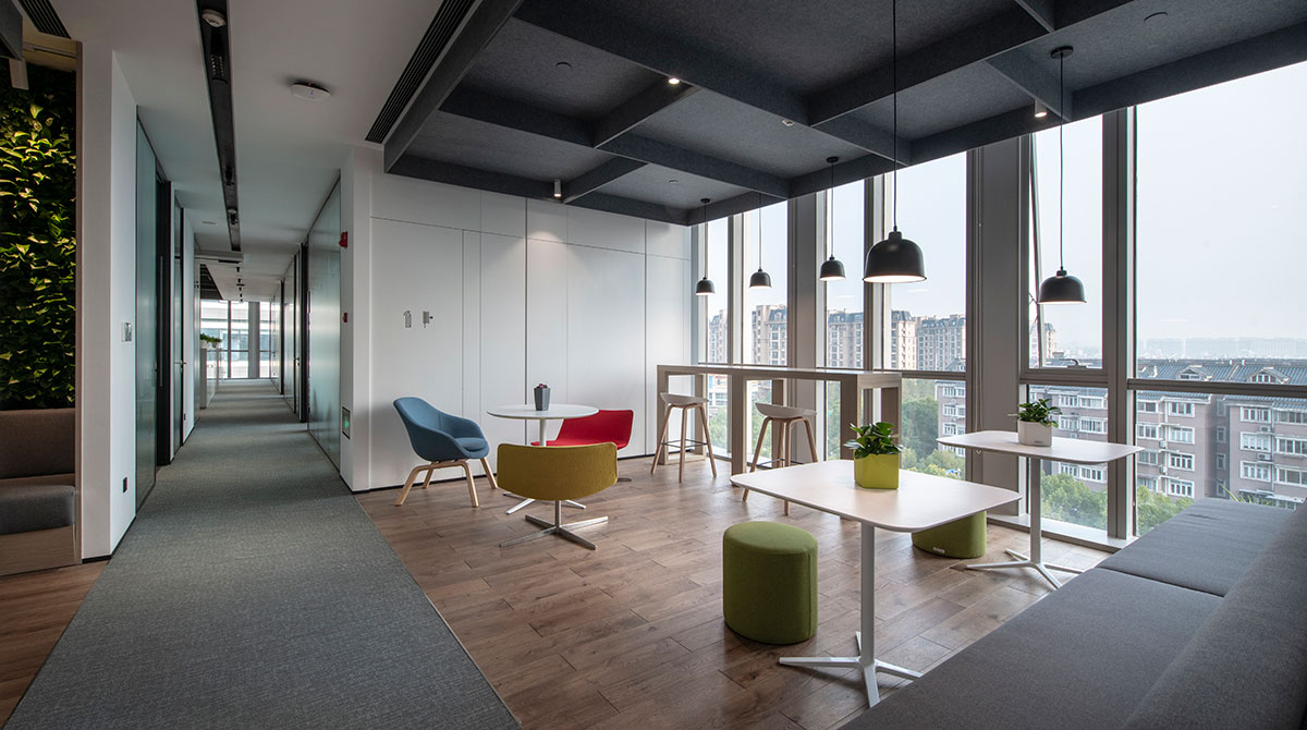 鄭州辦公空間設(shè)計-1480平米裝修效果圖