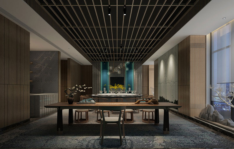 洛陽(yáng)480平米中餐廳裝修設(shè)計(jì)效果圖