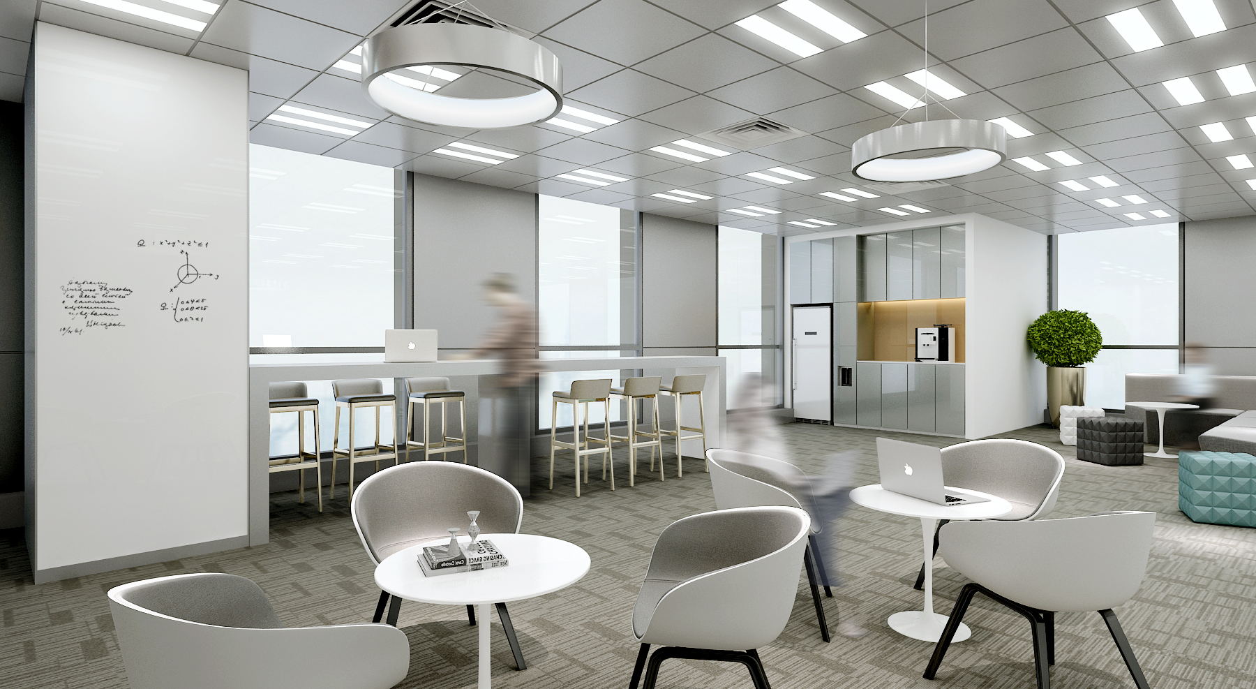 600平米鄭州辦公室設(shè)計效果展示