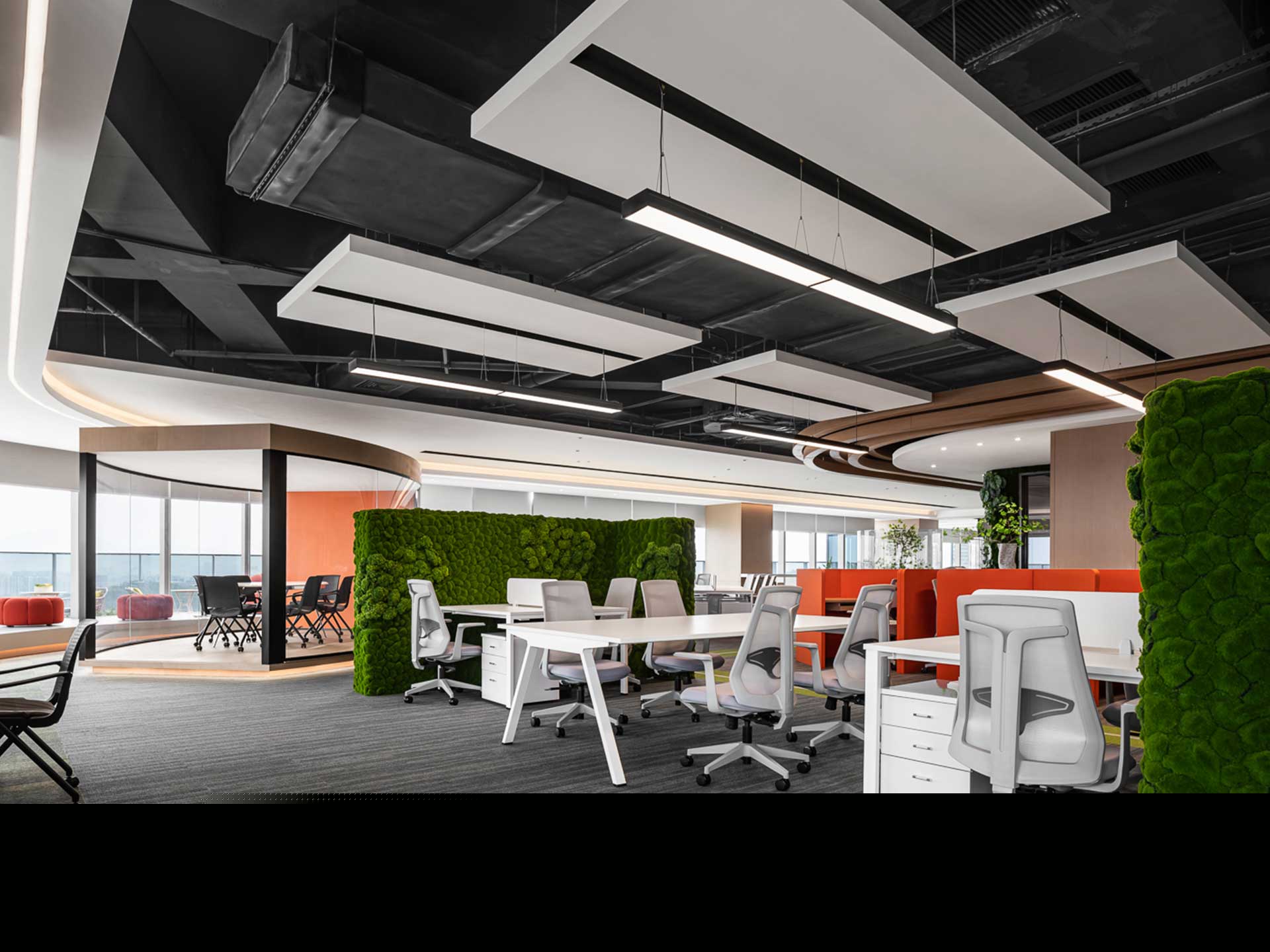 1050平米辦公室設(shè)計裝修效果圖