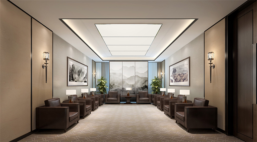 鄭州辦公室設(shè)計600平米裝修效果圖