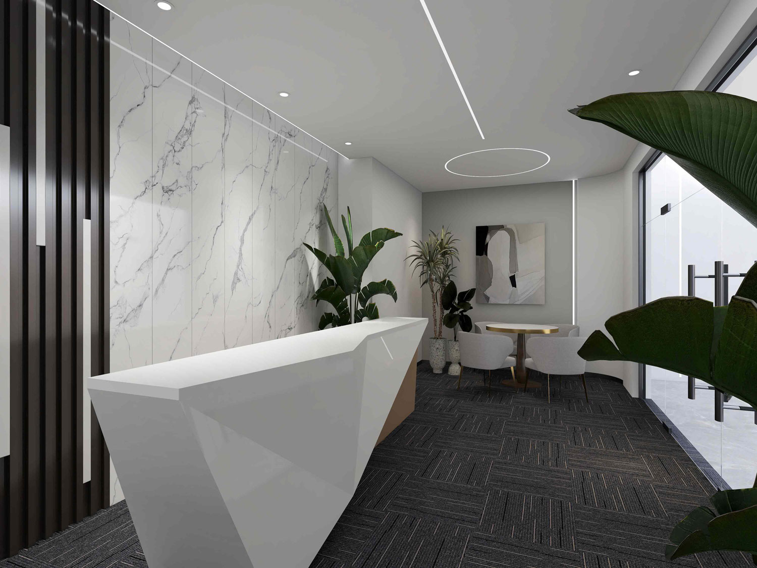 610平米鄭州辦公室裝修設(shè)計(jì)效果圖