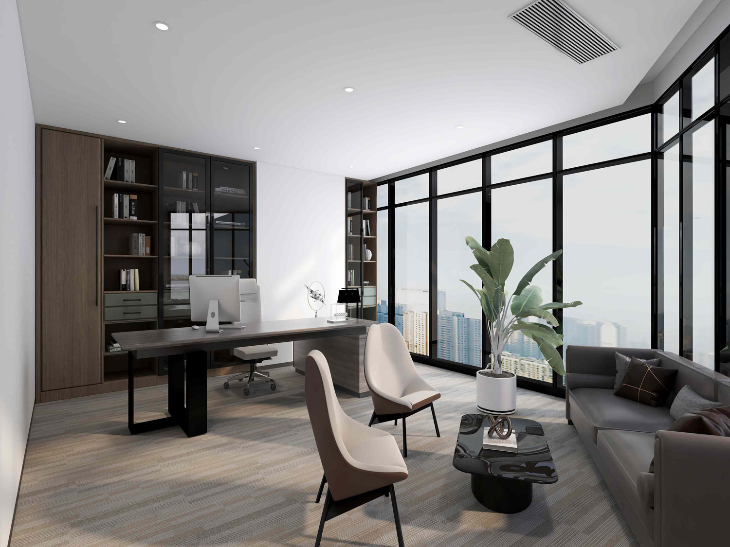 610平米鄭州辦公室裝修設(shè)計(jì)效果圖