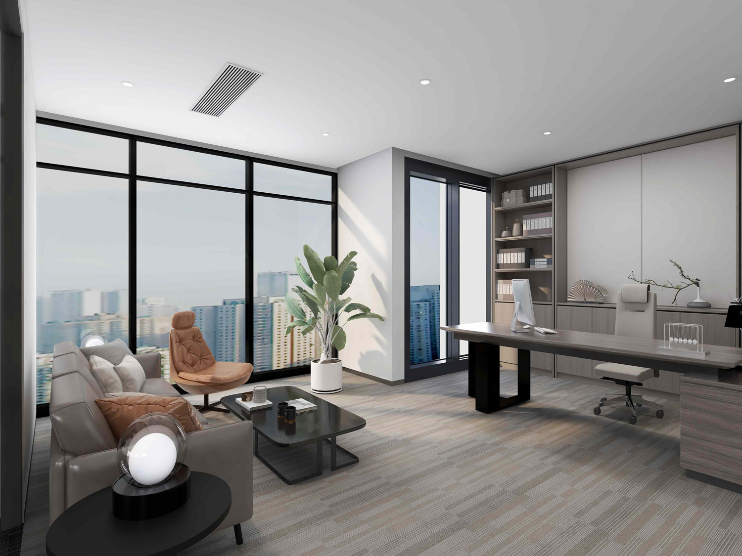 610平米鄭州辦公室裝修設(shè)計(jì)效果圖