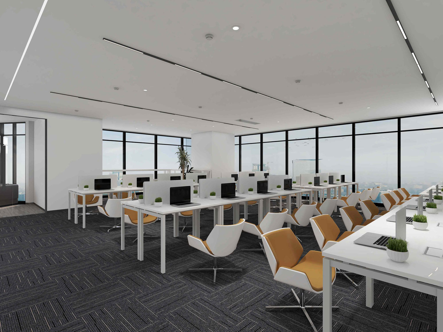 610平米鄭州辦公室裝修設(shè)計(jì)效果圖