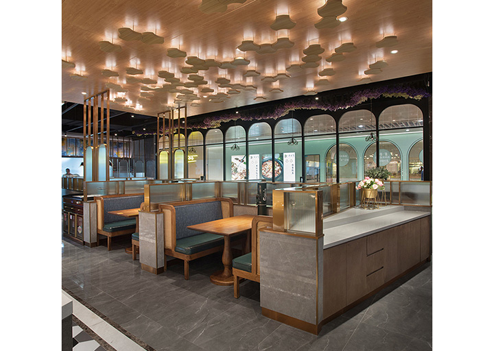 158平米麻辣香鍋店裝修設(shè)計效果圖