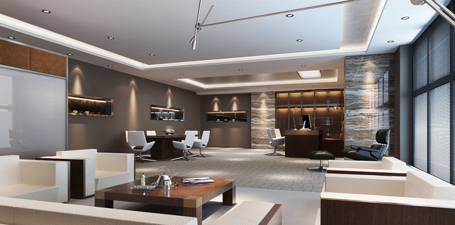 60平米總經(jīng)理辦公室設計效果圖