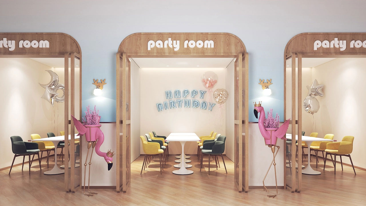 235平米親子餐廳裝修設(shè)計效果圖