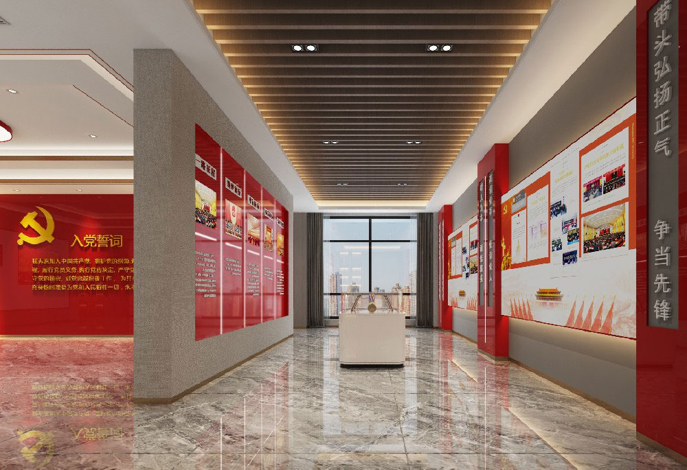 鄭州黨建展廳設計方案:傳承紅色精神,展現時代風采