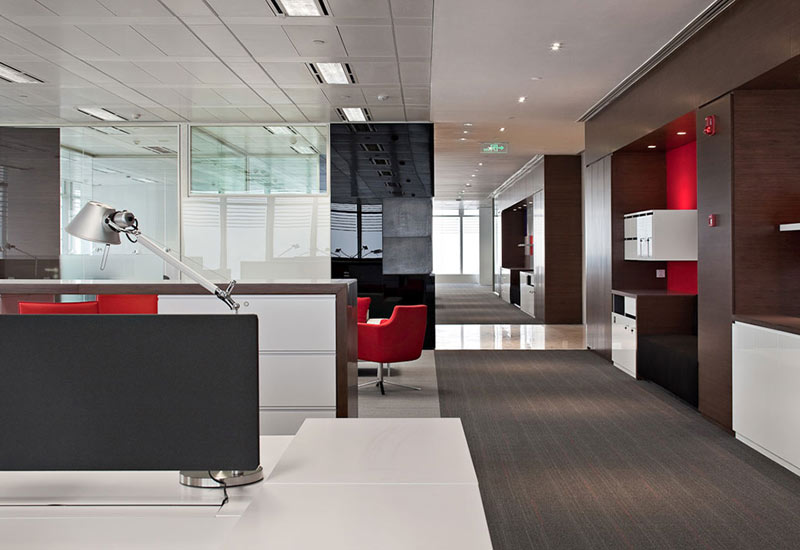 鄭州辦公室裝修設計：辦公室隔斷的創意使用