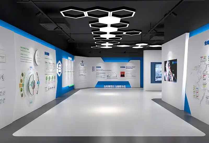 鄭州二七區展廳設計施工:紅色文化與商業的融合