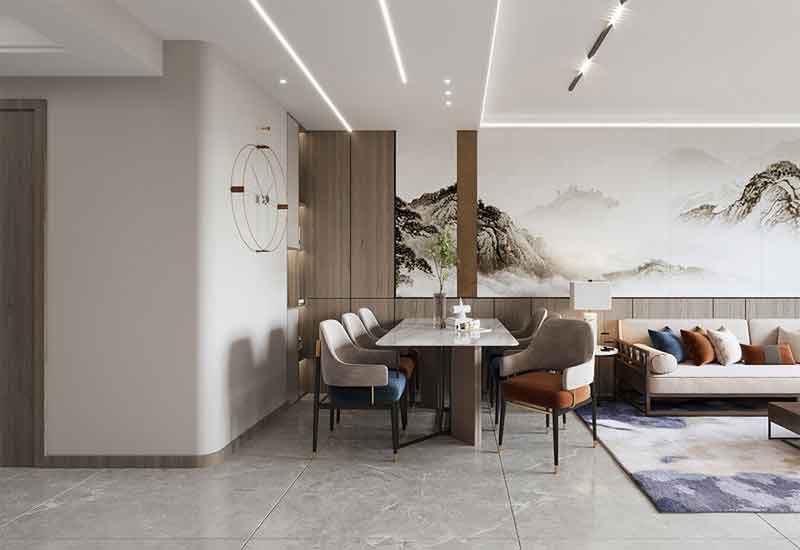 鄭州家裝設(shè)計:新中式風(fēng)格的廚房設(shè)計與布局