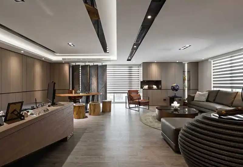 鄭州金融公司辦公室裝修設計：穩重專業風格的打造