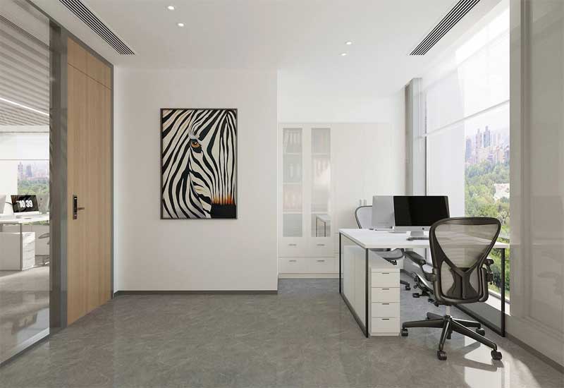 鄭州50-100㎡辦公室裝修費用多少？設計工期及材料報價詳解