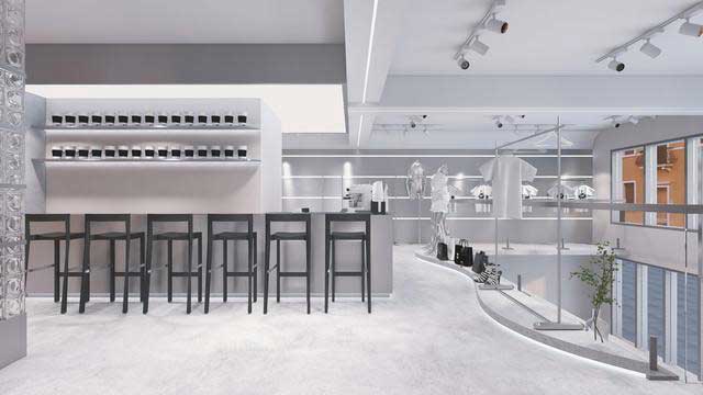 潮牌服裝直播間設(shè)計(jì)效果圖