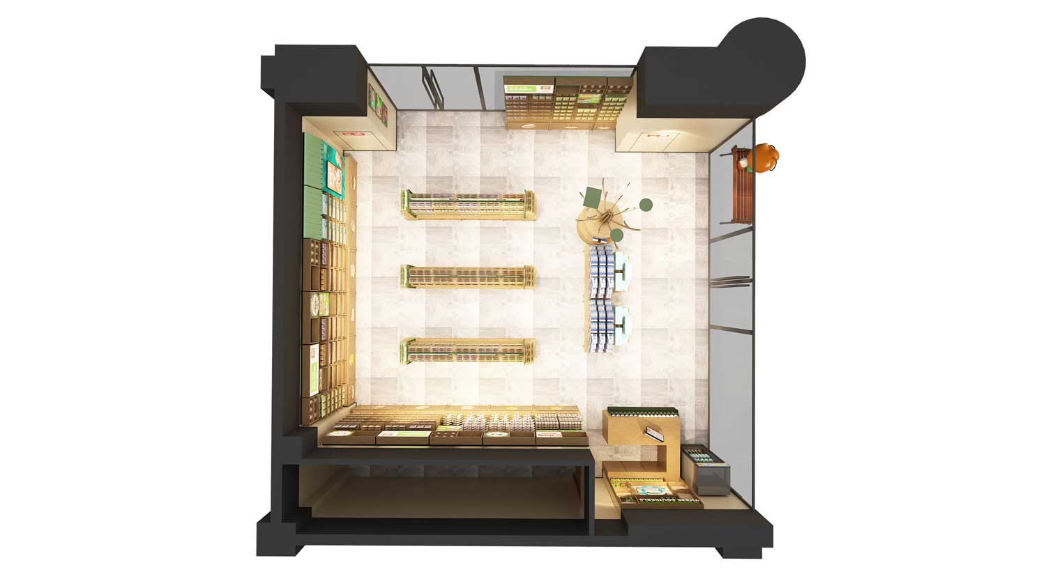 三只松鼠零食店裝修設(shè)計效果圖