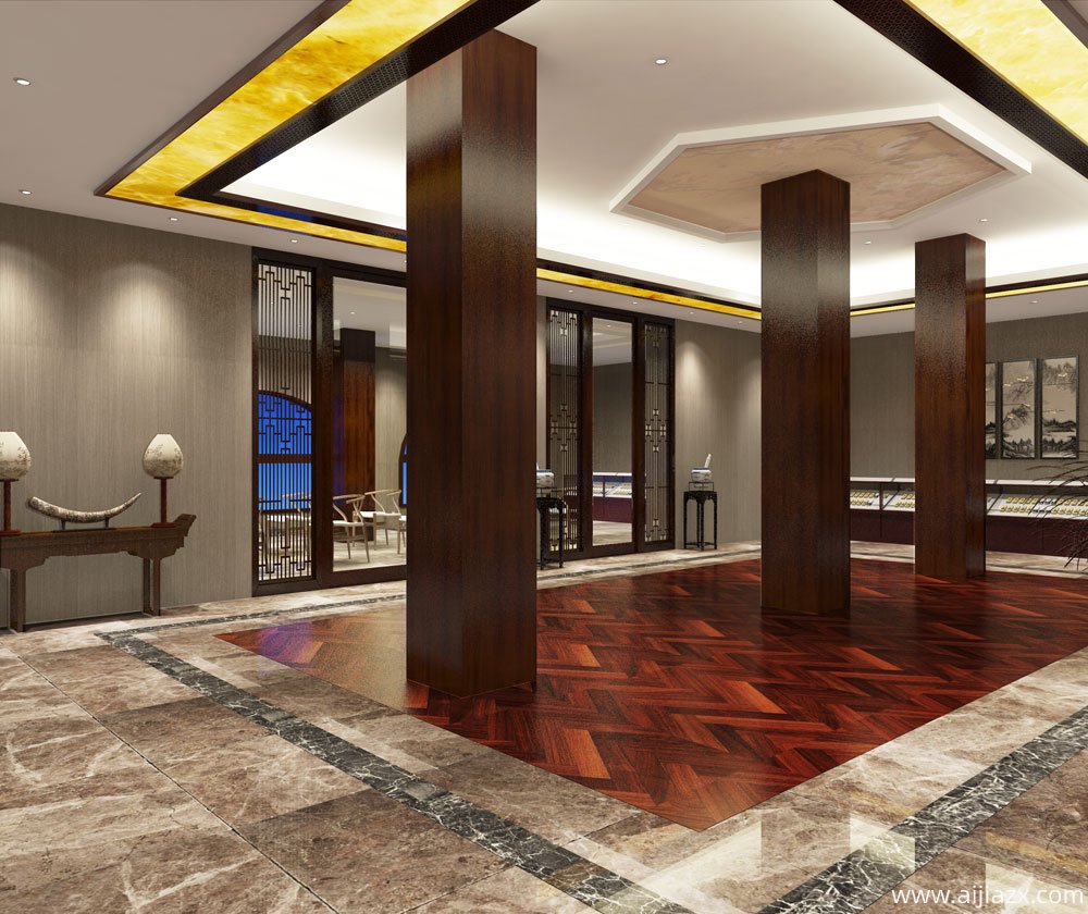 開(kāi)封煙草展廳裝修設(shè)計(jì)效果圖